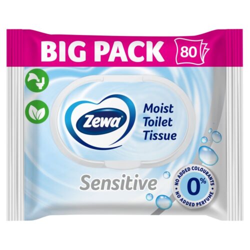 Zewa Sensitive Bigpack Nedves Toalettpapír 80db