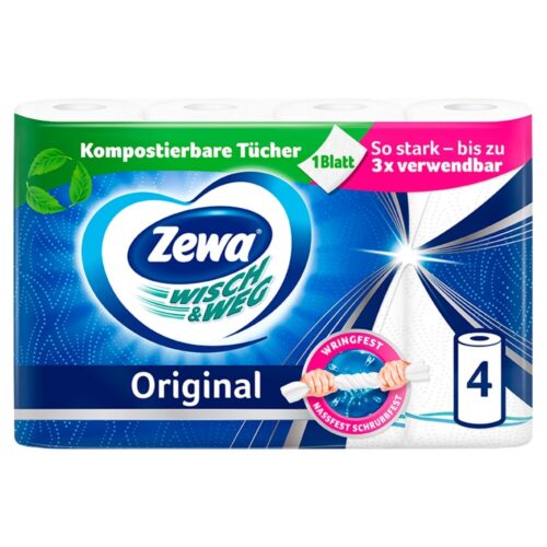Zewa Wisch & Weg Original 2 rétegű Papírtörlő 4 tekercs