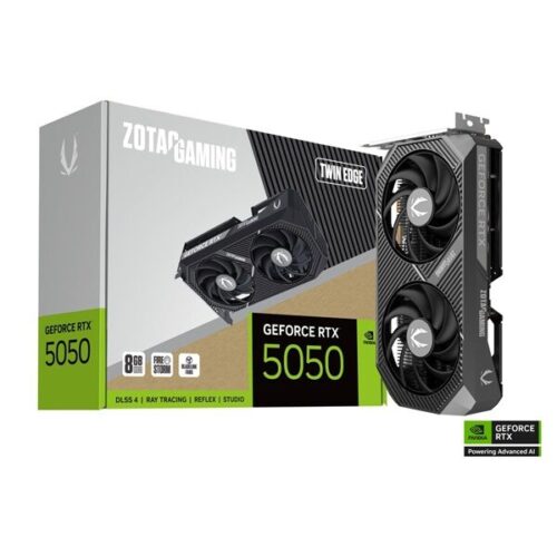 Zotac videokártya pci-ex16x nvidia rtx 5050 twin edge 8gb gddr6 Z...