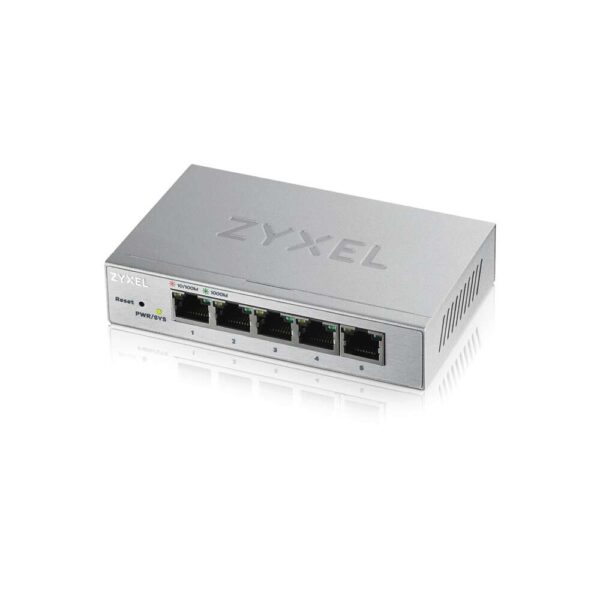 Zyxel GS1200-5-EU0101F Switch 5x1000Mbps Fémházas Asztali
