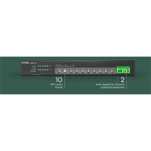 Zyxel switch 10x10gigabit sfp+ + 2x10g