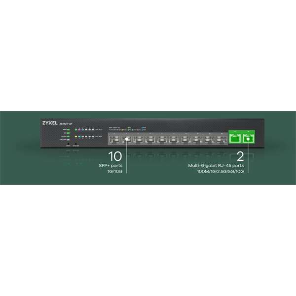 Zyxel switch 10x10gigabit sfp+ + 2x10g